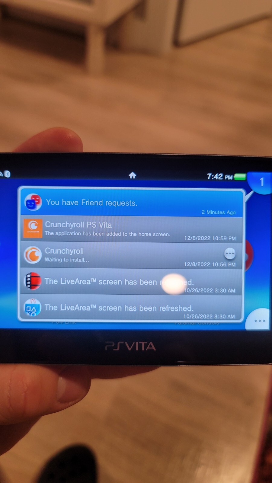 Sony PS Vita Limited Edition Handheld System Crystal Black. Awesome