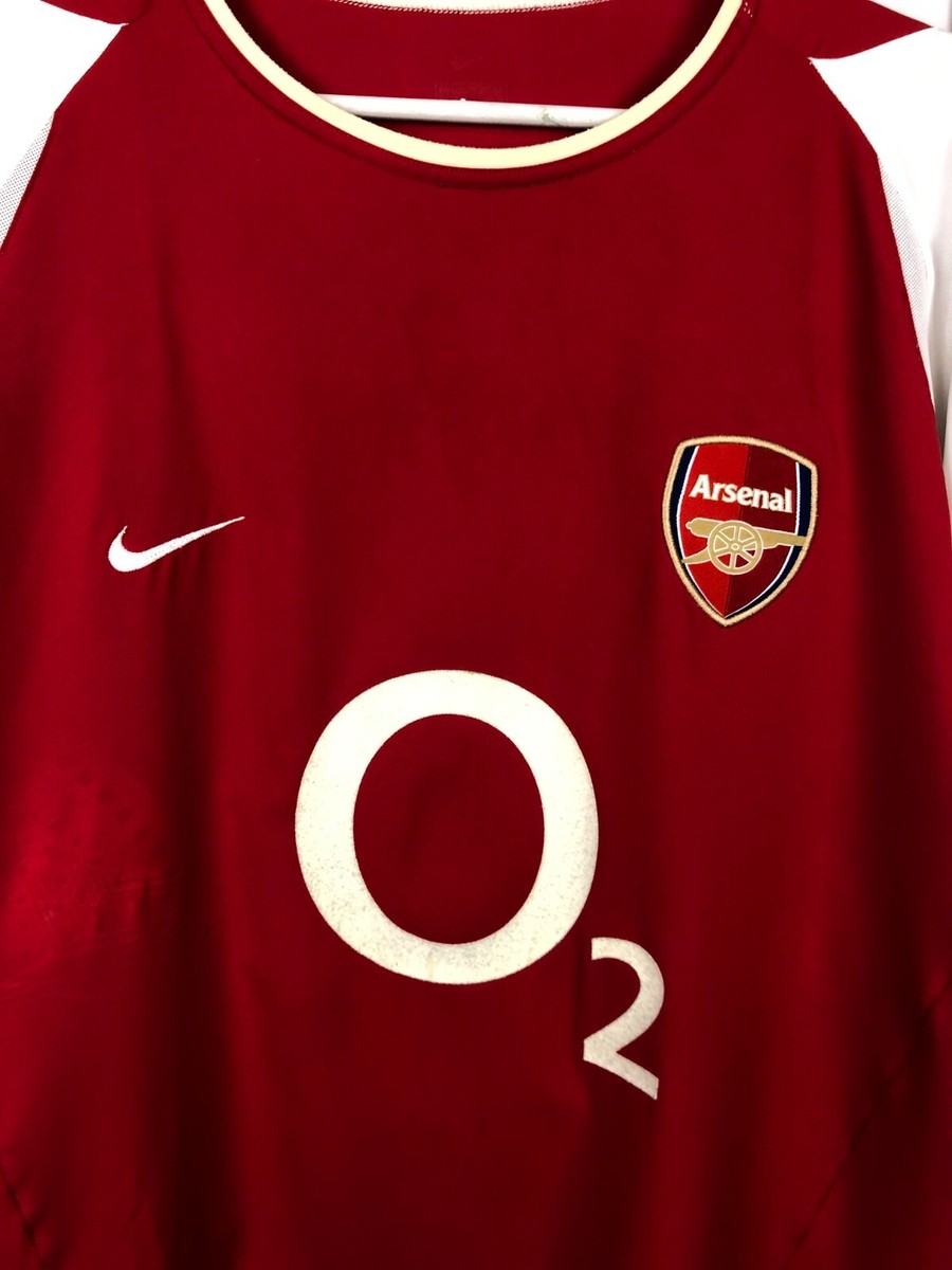 Arsenal Home football shirt 2002 Soccer Nike Long Sleeve