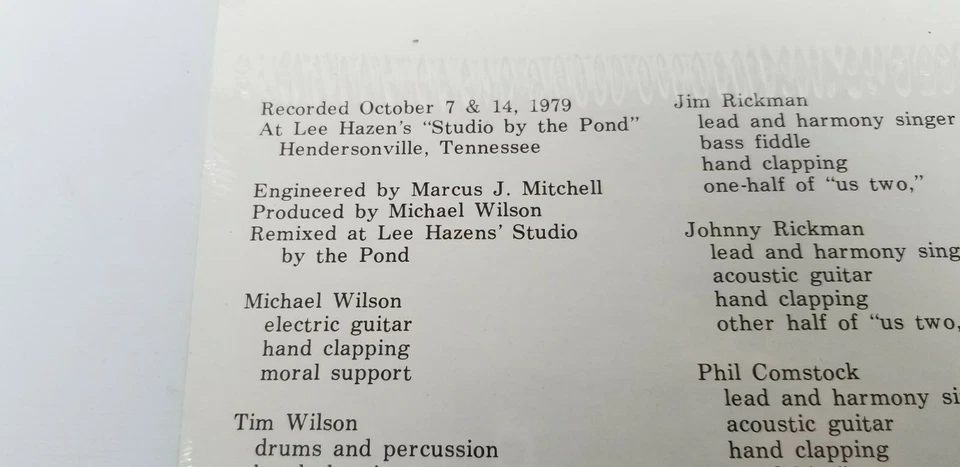 US TWO AND HIM " out standing in the field " vinyl record (released  1979) - New - Image 4 of 4