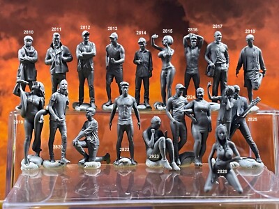 1:64 Figures  - For Dioramas Miniature Figures 164 Fig Lot 580
