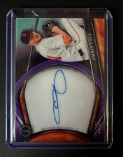 2018 Topps Tribute Chris Sale Purple On Card Auto /50 ! Boston Red Sox / Braves