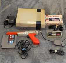 Nintendo NES Entertainment System Action Set Console complete