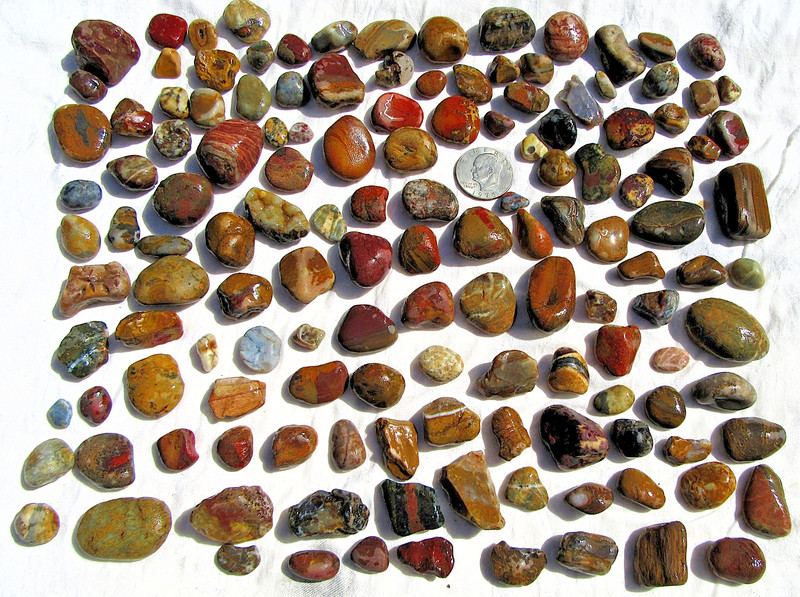 Beautiful Oregon Coast Jasper, Jasper-Agate, Colorful Variety - 8 1/2 + Pounds