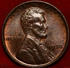 1928 Philadelphia Mint Copper Lincoln Wheat Cent