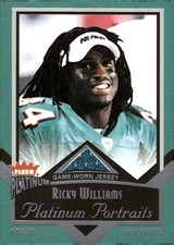 2002 Fleer Platinum #PP/RW Ricky Williams Portraits Memorabilia