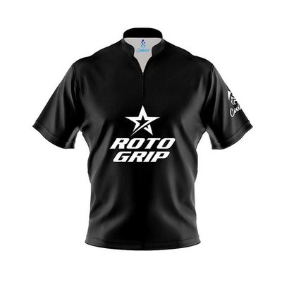 Custom Name Roto Grip Black Bowling Jersey Shirts - USA Size