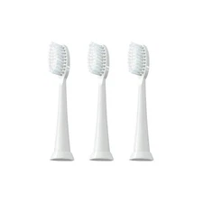 TAO Clean Sonic Electric Toothbrush Replacement 1 Count (Pack of 3), White 