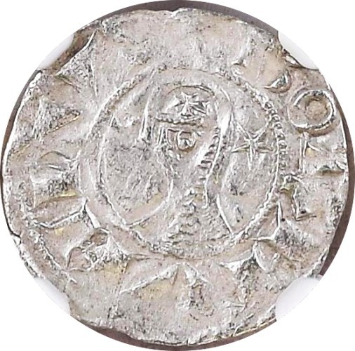 CRUSADERS - Bohemond III - Prince of Antioch NGC AU-58 - 1163-1201 A.D. - Silver