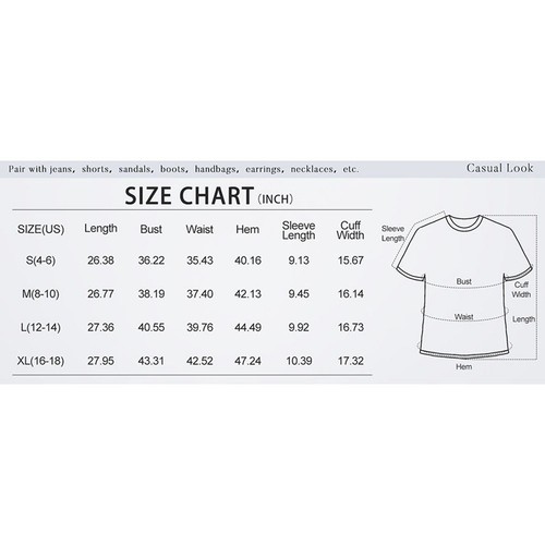 Effortless Style Women's Casual Tunic Tops Short Sleeve Blouses for Women - Picture 4 of 27