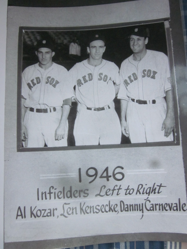 7 Boston Red Sox 1946 American League Champions Team Photo & Tickets (Repro) - Picture 5 of 14