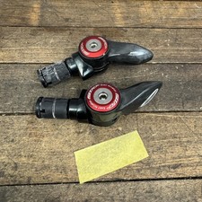 Zipp SRAM R2C Set Cambio Fine Barra Rosso TT Bici da Strada Carbonio Nero