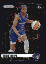 2024 Panini Prizm WNBA Prizms Blue Velocity #95 Olivia Epoupa - BSK