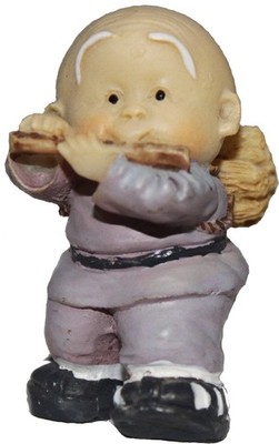3716 - 2'' Buddha Boy - Playing Flute - |AboveCase-14|