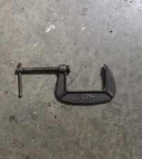 Vintage B&C No. 143 Malleable Iron C Clamp 4" Heavy Duty USA Made Machinist Tool