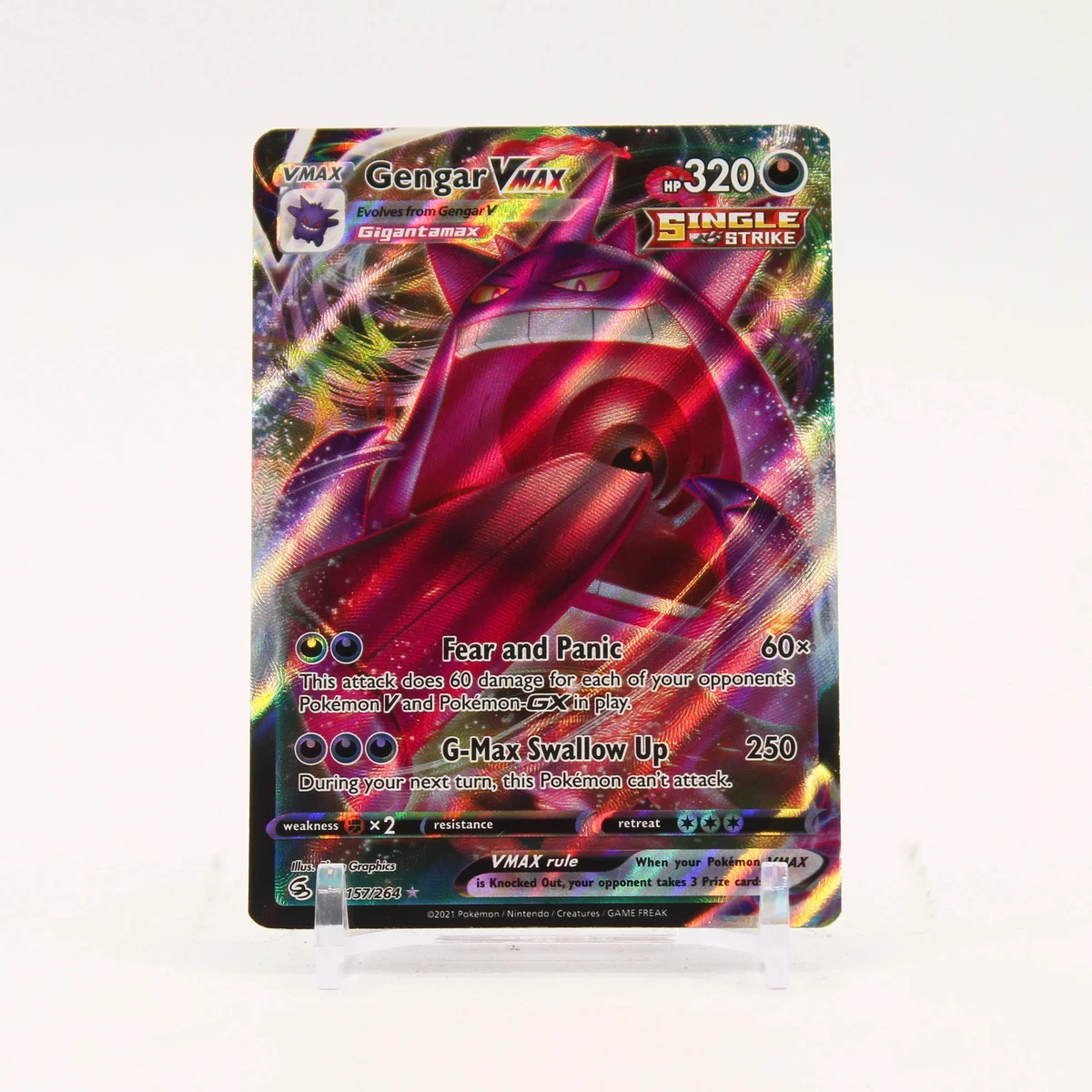 Gengar VMAX 157/264 Swsh08: Fusion Strike for sale | eBay