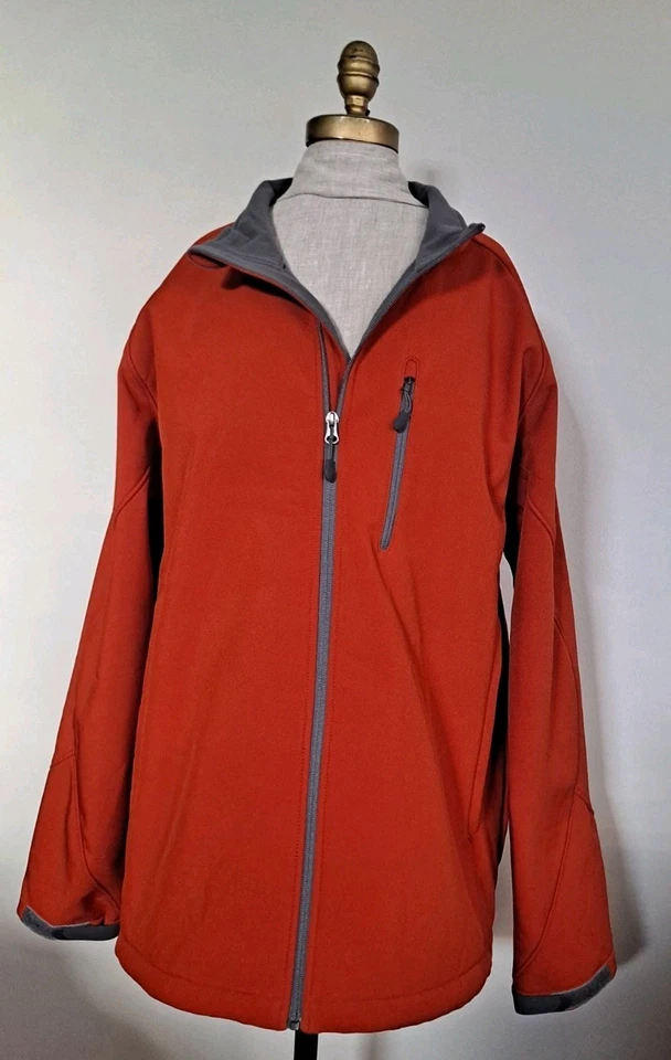 KIRKLAND SIGNATURE MENS SZ XXL FULL ZIP FLEECE LINED WATER RESISTANT ZIP POCKETS - Image 2 of 4