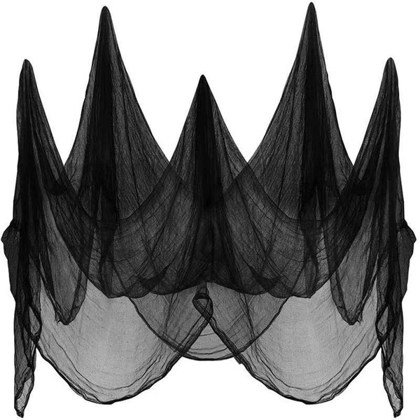 Gruseliges Tuch Halloween Deko Stoff Horror Baumwolle Musselin Party 215X500Cm-image