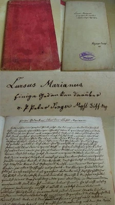 Handschrift 1861, Franziskaner Josef Anton SINGER (1810-1882), Cursus Marianus - Bild 1 von 4