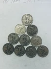 1930’s Walking Liberty Half Dollar - 90% silver 10 Coin Lot