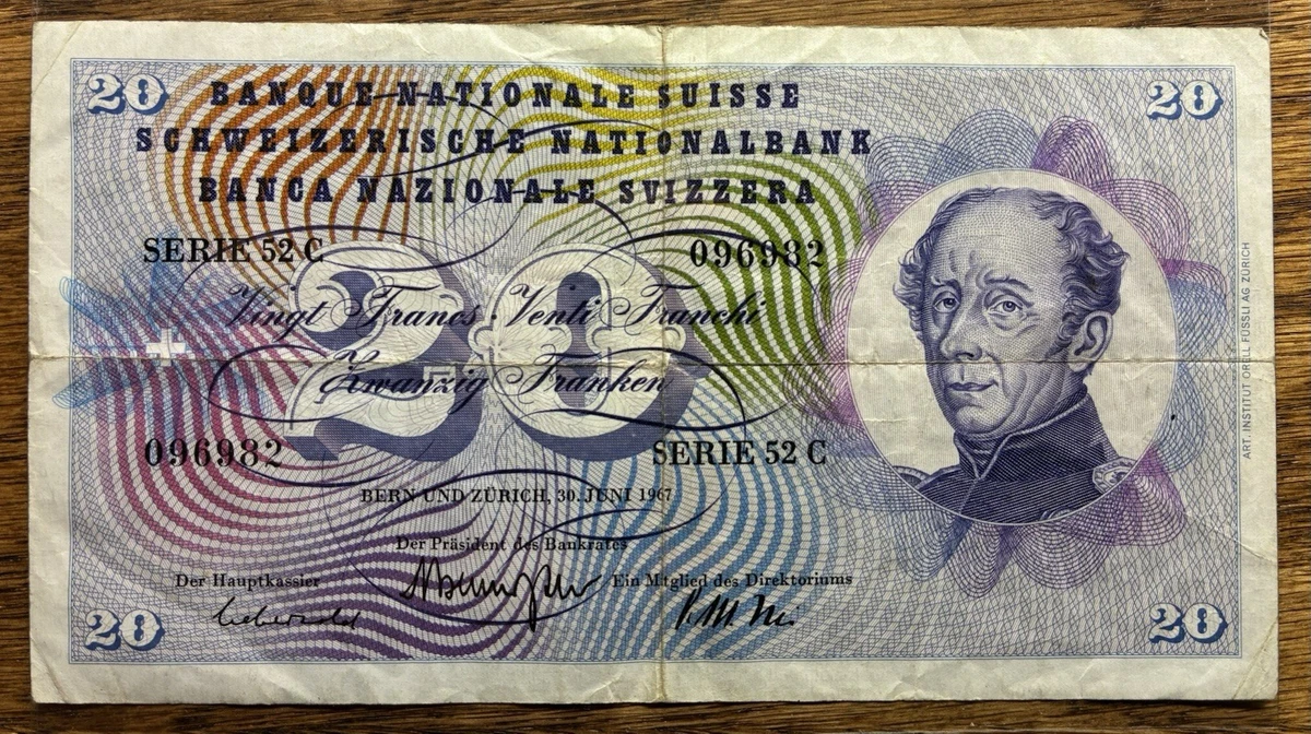 曾流通瑞士纸币| eBay