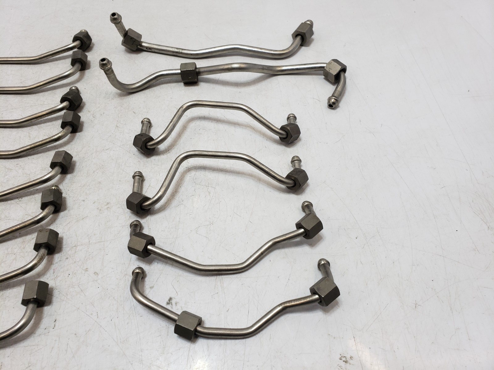 ✅ 10-14 OEM Rolls Royce Ghost RR4 Engine Motor Fuel Injector Pipe SET Of 14