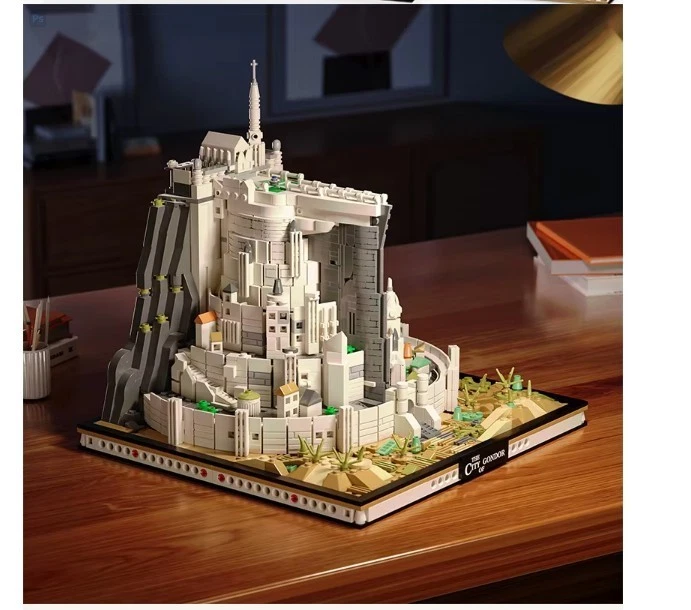 NEW MOC Design MINI-BLOCS Minas Tirith Building Blocks Lord of the Rings Set - Image 4 of 4