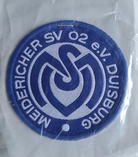 Aufnäher MSV DUISBURG 70er Jahre GESTICKT  Fussball Fan Patch pin Ultras WEDAU 