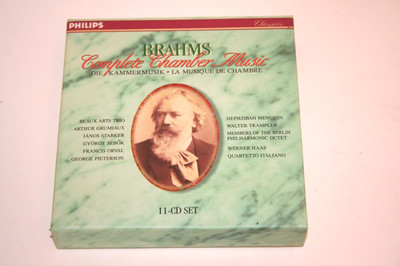 JOHANNES BRAHMS - Complete Chamber Music - Kammermusik - 11 CD BOX - TOP ZUSTAND