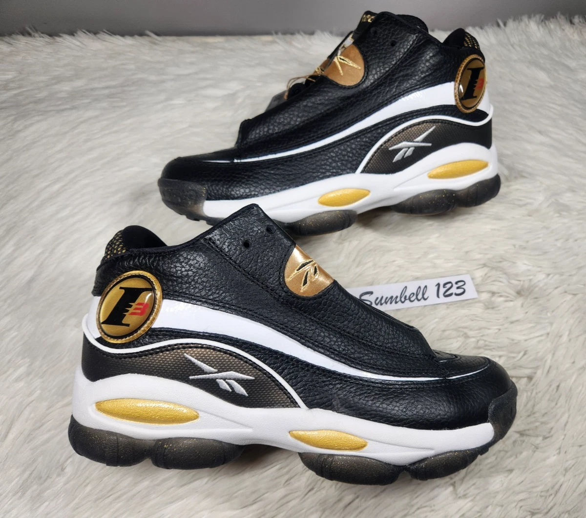 Reebok The Answer DMX 2022 Black White Gold for Sale