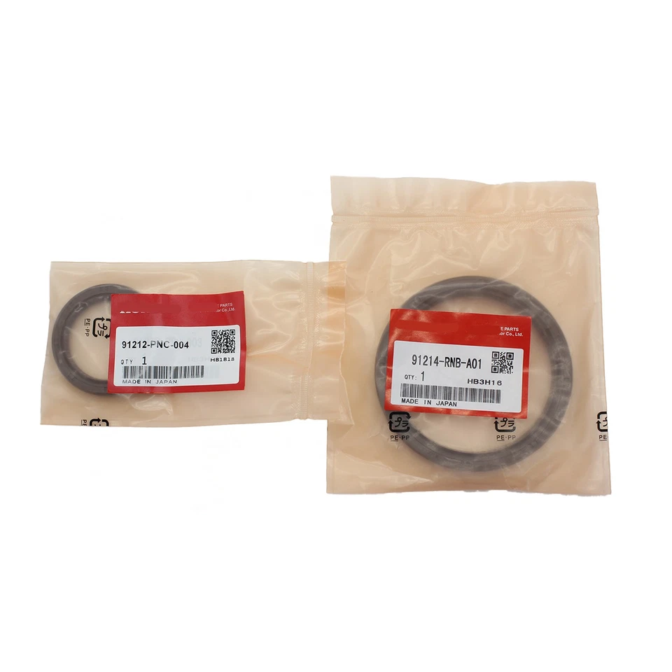 OEM NEW FRONT AND REAR MAIN CRANKSHAFT SEAL FOR HONDA CIVIC ACURA RSX TSX — 第 2/4 张图片