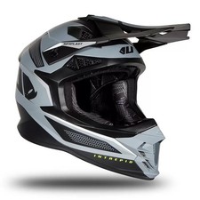 UFO Intrepid Off-Road Helmet MX Motocross Matt Blk Grey 