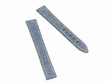 Ceinture de montre Chopard Chopard Denim x Cuir pour homme et femme bleue B2317