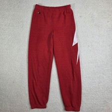 AVIATOR NATION Sweatpants Unisex Kids 14 Red Joggers Lightning Bolt USA Made
