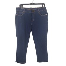 Michael Kors Women's Cropped Skinny Jeans Dark Wash Size 8