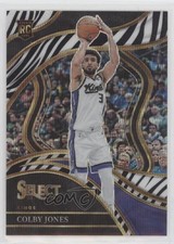 2023-24 Panini Select Courtside Zebra Prizm Colby Jones #279 00rs