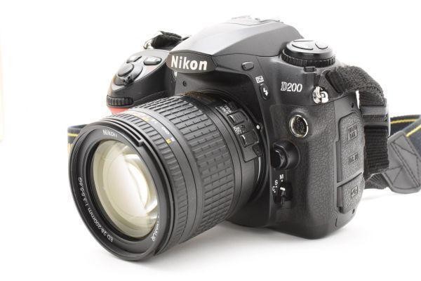 美品｜Nikon D200 AF 28-200mm セット｜箱付属｜M025 Nikon D200 DSLR Camera + AF 28-200mm Lens Set Boxed Used