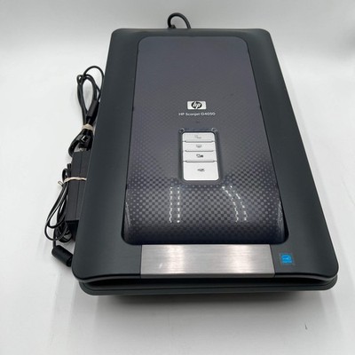 HP Scanjet G4050 Flatbed Photo Scanner Color Image Document Scanner Black Used