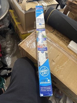Magic Whiteboard Stick-On Sheets A1 statisch tragbar