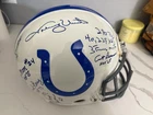 Johnny Unitas Auto Stat Full Size Helmet /500 + Multi Signed Colts MM COA