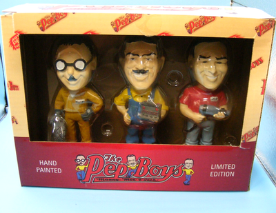 #ad Vintage The Pep Boys Bobbleheads $29.99