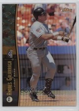 1998 Finest Refractor Missing Indicator Andres Galarraga Chipper Jones HOF b5f