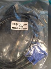 HDMI to VGA Cable Adapter For HDTV PC Desktop Monitor Video 6FT