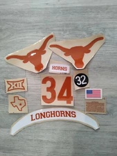 Texas Longhorns Full Size FS Football Helmet Decals Big XII