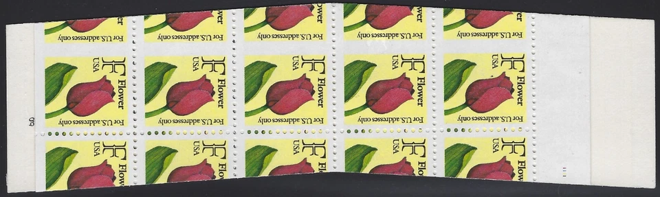 US Scott # BK183 - 2519a - Complete Booklet - Dramatic Miscut - Mint NH (C5) - Image 2 of 2