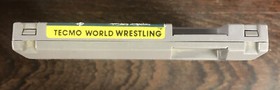 Cartucho Videojuego Tecmo World Wrestling NES Nintendo 1990 Aut&eacute;ntico Retro