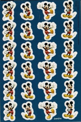 Disney Mickey Mouse - 96 Count Stickers Scrapbook Seals