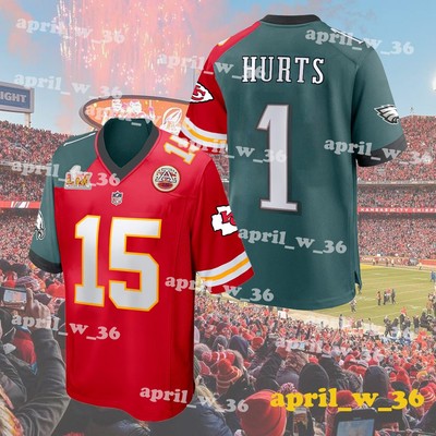 NEW!! Patrick #15 & J.Hurt #1 Name & Number Player Jerseys Shirt Football Gift