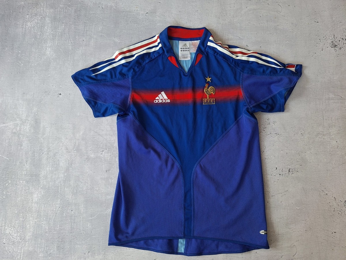 ウェア 2002 FRANCE ZIDANE Home shirt FRANCE ZIDANE 2002 2004 HOME SIGNED FOOTBALL SHIRT SOCCER