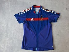 FRANCE ZIDANE 2002 2004 HOME SIGNED FOOTBALL SHIRT SOCCER JERSEY VINTAGE ADIDAS