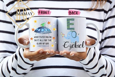 Dinosaur Mug Elephant Mug Whatever You Do Do It All For The Glory Of God 1